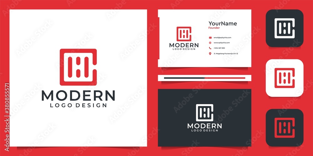 Abstract logo illustration vector graphics designs. Good for icon, advertising, brand, and business card