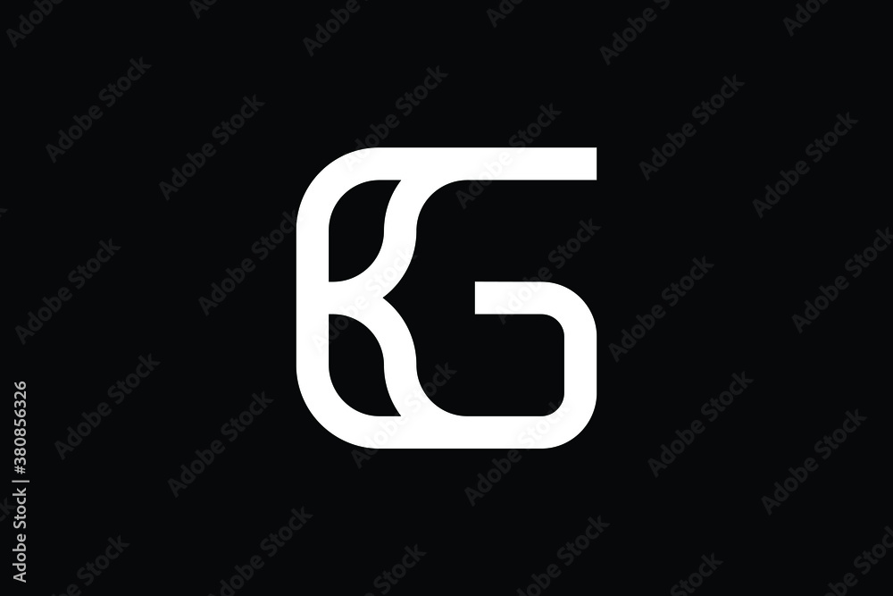 Minimal Innovative Initial KG logo and GK logo. Letter KG GK K G creative elegant Monogram. Premium Business logo icon. White color on black background Minimal Innovative Initial KG logo and GK logo. Letter KG GK K G creative elegant Monogram. Premium Business logo icon. White color on black background