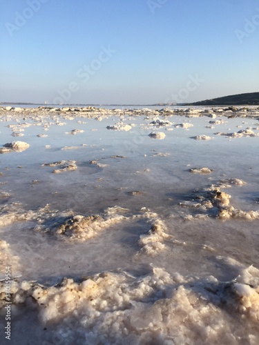 beach in winter