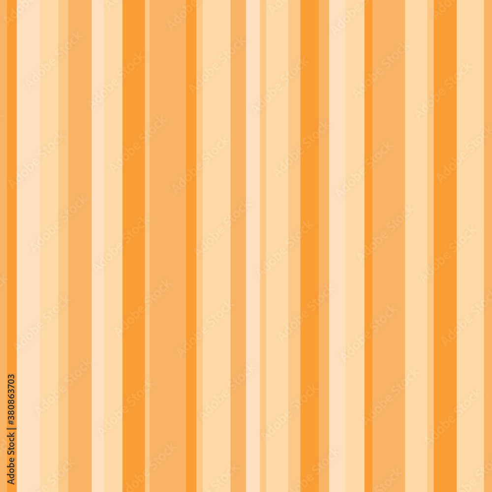 Fototapeta premium Abstract vector wallpaper with strips. Seamless colored yellow and orange background. Geometric pattern