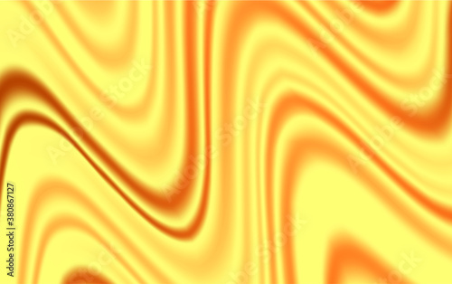 Gold abstract background, silky metallic golden waves, vector illustration.