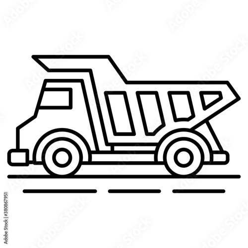 Dump Truck Vector 