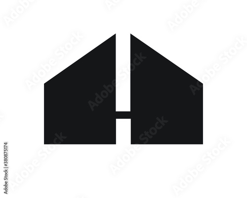 h initial logo letter designs 