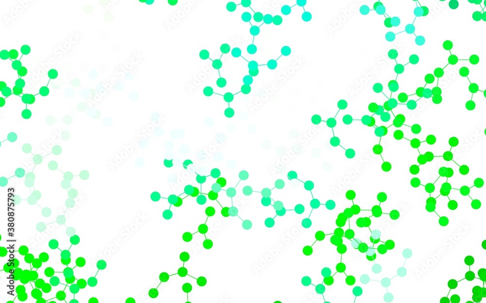 Light Green vector backdrop with artificial intelligence data. Light Green vector backdrop with artificial intelligence data.