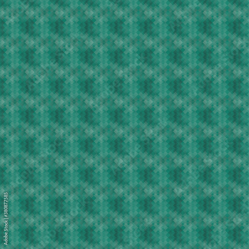 Blue green cross pattern for textile, cloth, wallpaper, fabric, banner. Repeating plus shape background with geometric ornament