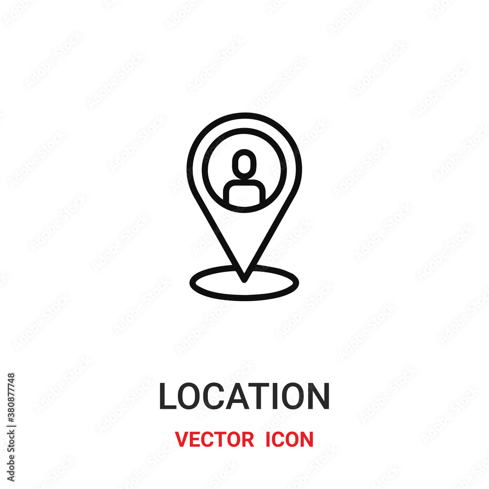Location vector icon. Modern, simple flat vector illustration for website or mobile app.Location pin symbol, logo illustration. Pixel perfect vector graphics Location vector icon. Modern, simple flat vector illustration for website or mobile app.Location pin symbol, logo illustration. Pixel perfect vector graphics