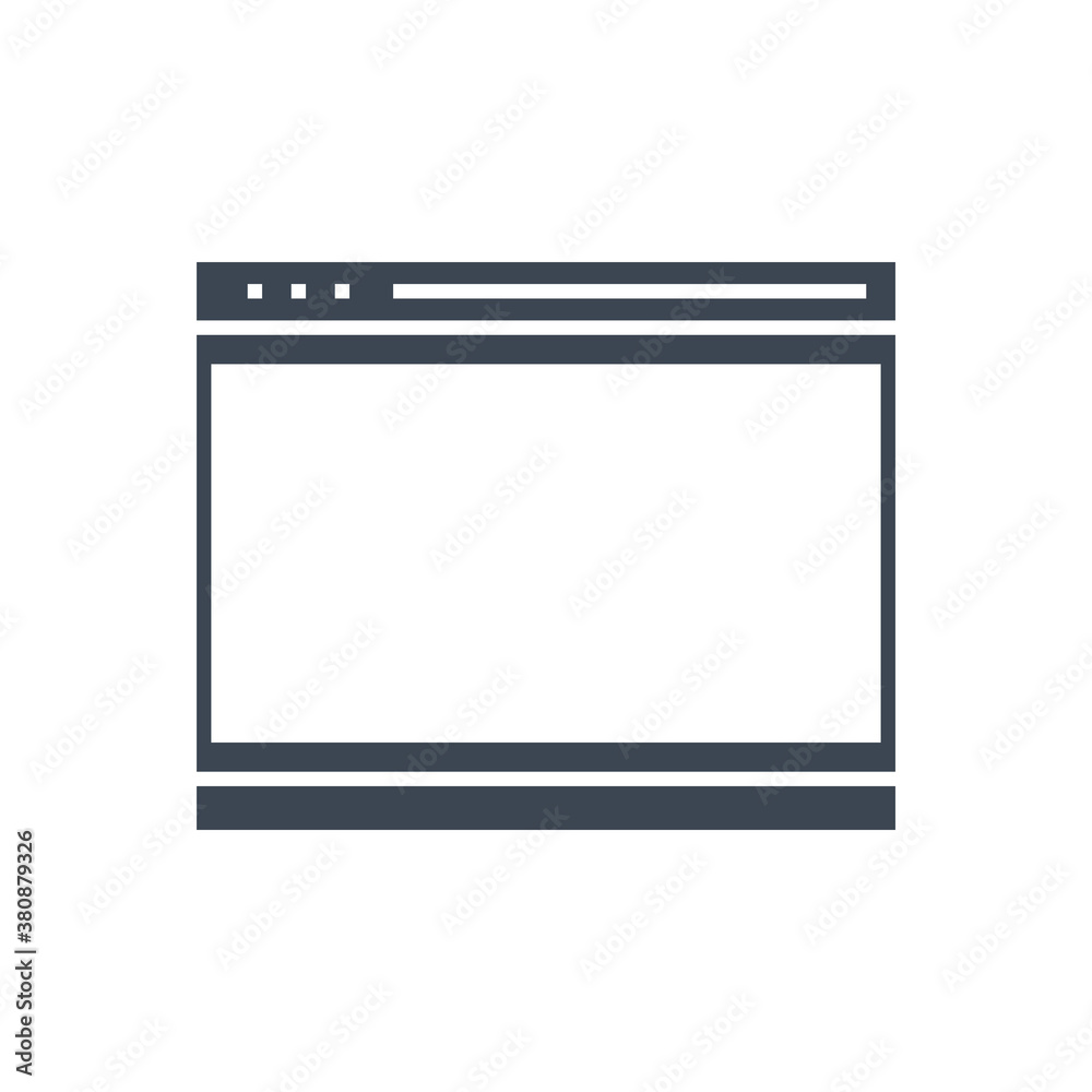 Web Page Related Vector Glyph Icon. Isolated on White Background. Vector Illustration. Web Page Related Vector Glyph Icon. Isolated on White Background. Vector Illustration.