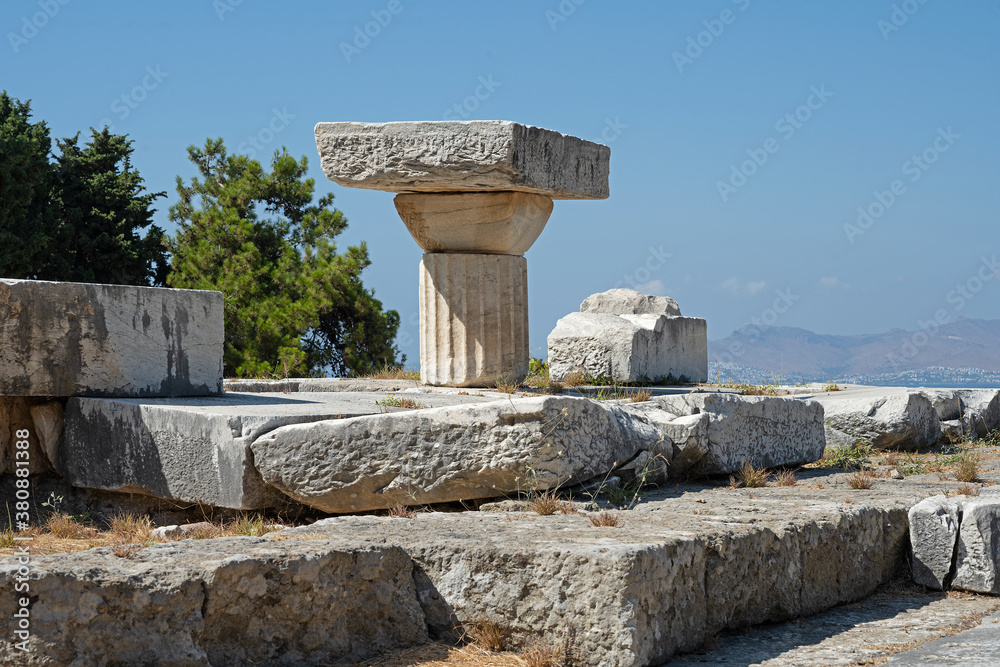 Fototapeta premium Altar einer ehemaligen orthodoxen Kirche, Asklepion, Insel Kos, Griechenland 
