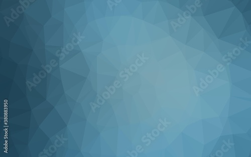Light BLUE vector blurry triangle template. Modern geometrical abstract illustration with gradient. Brand new style for your business design.