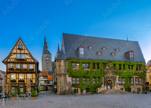 Old Town Hall at the historic City Quedlinburg, Germany