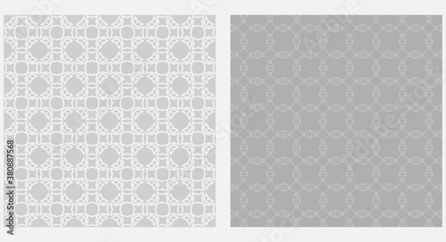 Gray background pattern. Monochrome wallpaper texture. Vector simple geometric patterns