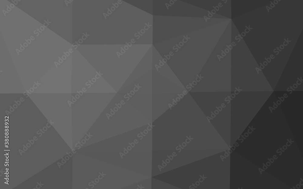 Light Silver, Gray vector abstract polygonal cover. Shining colored illustration in a Brand new style. Triangular pattern for your business design. Light Silver, Gray vector abstract polygonal cover. Shining colored illustration in a Brand new style. Triangular pattern for your business design.