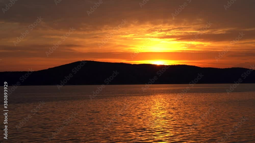 Beautiful sunrise at Croatia Island Beautiful sunrise at Croatia Island