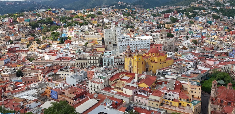 View of the city of Guanajuato, Mexico