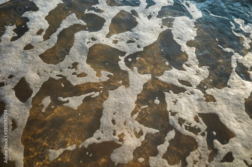 Background shot of sea water surface