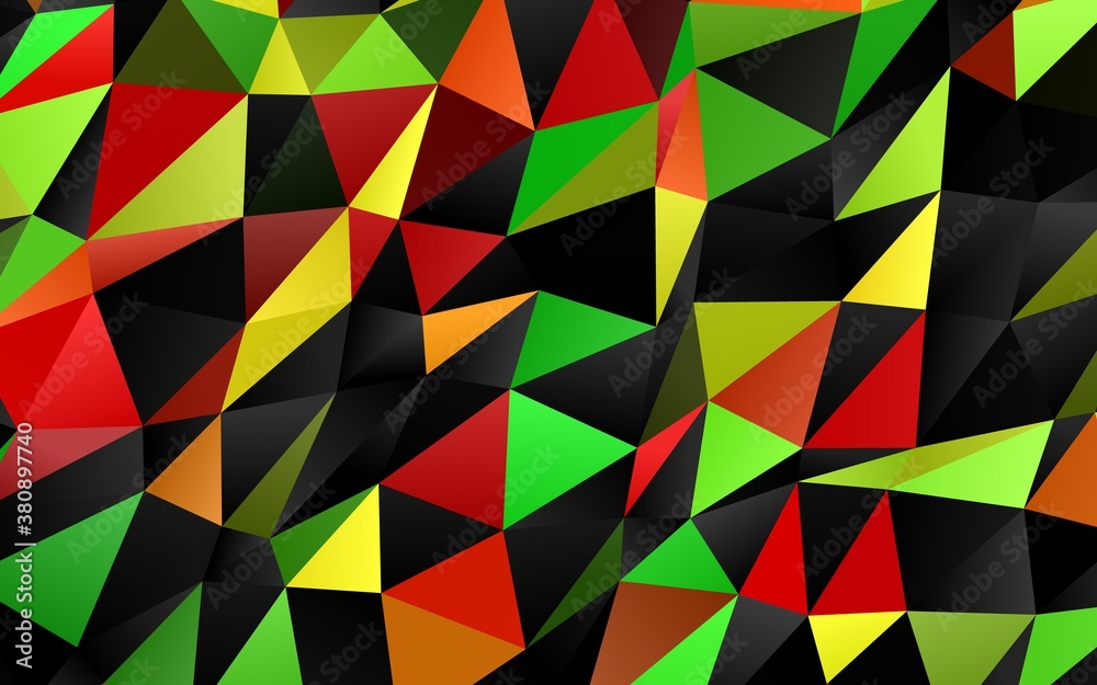 Light Green, Red vector abstract mosaic backdrop. Creative illustration in halftone style with gradient. Brand new design for your business. Light Green, Red vector abstract mosaic backdrop. Creative illustration in halftone style with gradient. Brand new design for your business.
