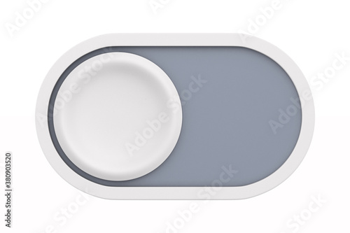 button on white background....