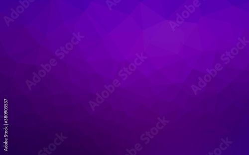 Light Purple vector shining triangular background. A completely new color illustration in a vague style. Brand new style for your business design.