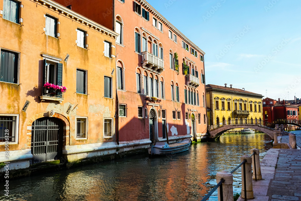 Landmark Canal in Venice Italy
