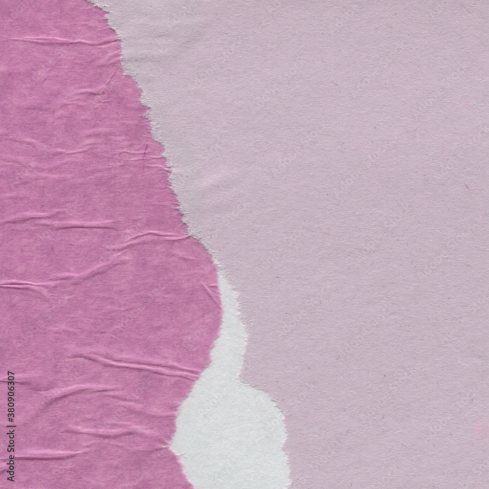 Colorful torn paper collage close-up. Texture made from various paper ...