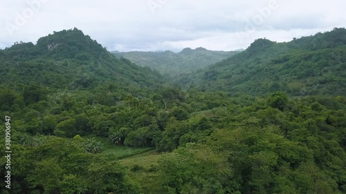 Aerial Shot of the Cagayan Valley in Luzon, Philippines. photo