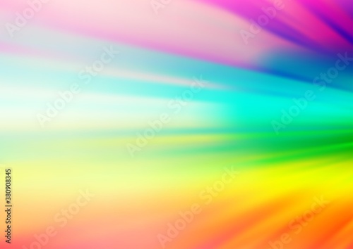 Light Multicolor, Rainbow vector abstract blurred pattern. Creative illustration in halftone style with gradient. The elegant pattern for brand book.