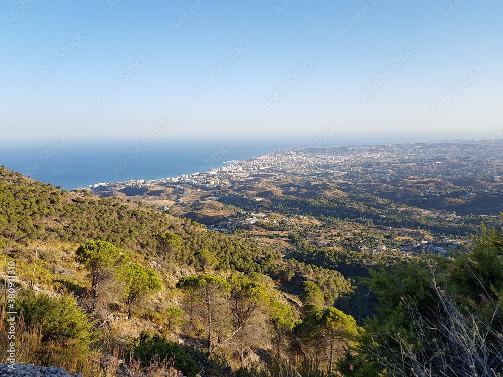 landscape, mountain, nature, sky, panorama, mountains, sea, blue, view, summer, clouds, green, panoramic, trees, beautiful, tree, forest, water, valley, coast, hill, rock, city, italy, greece