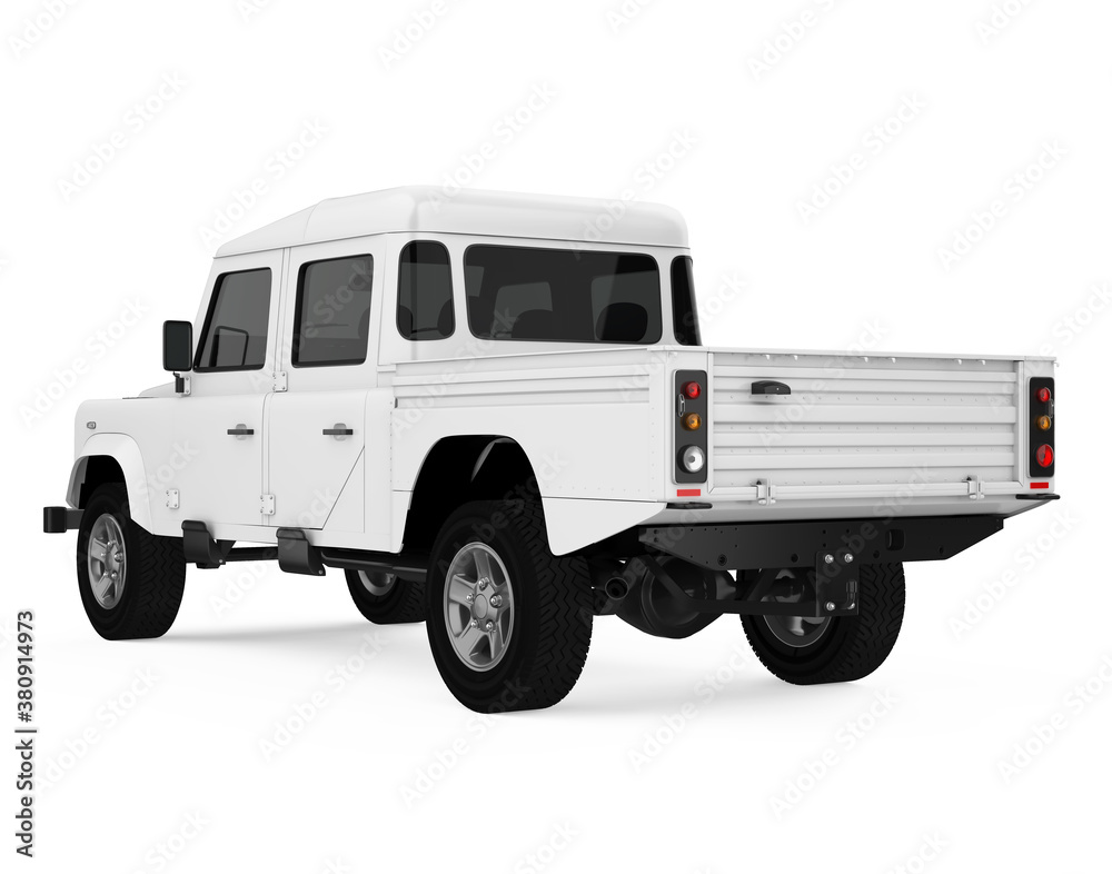 Pickup Truck Isolated