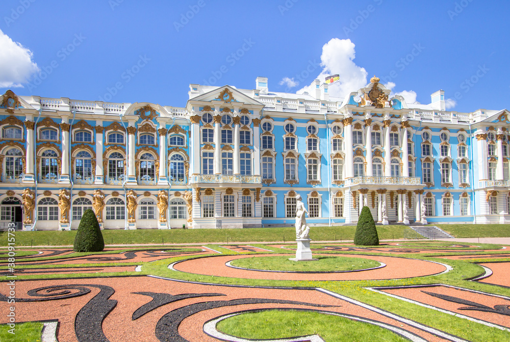 The Catherine Palace in Saint Petersburg, Russia