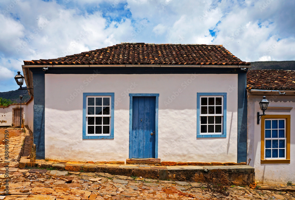 Colonial house in Tiradentes, Minas Gerais, Brazil