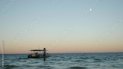 Mortonton island ocean / beach view during summer photo