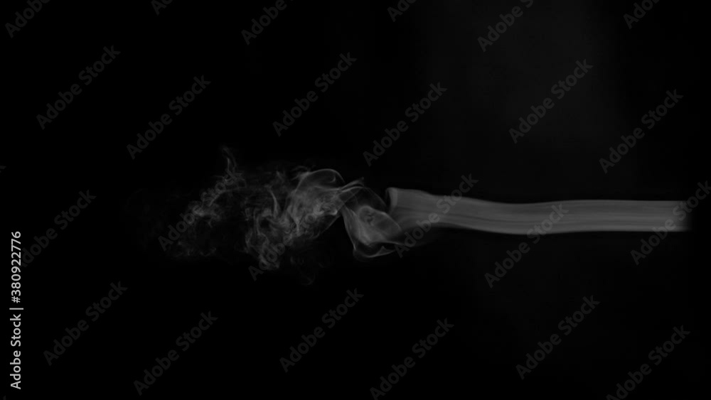 Super Slow Motion Shot of Rising Smoke Isolated on Black Background at 1000 fps. Super Slow Motion Shot of Rising Smoke Isolated on Black Background at 1000 fps.