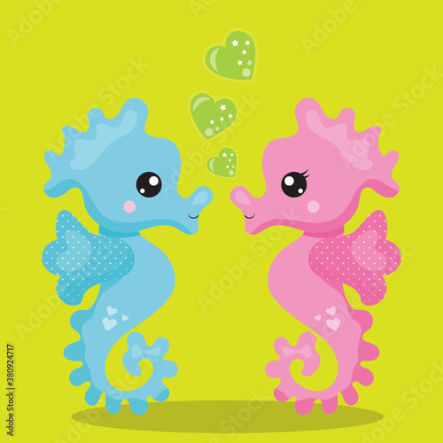 seahorse-couple