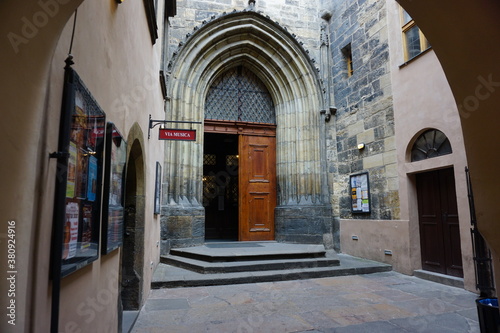 Photography The entrance of Tyn church in Prage