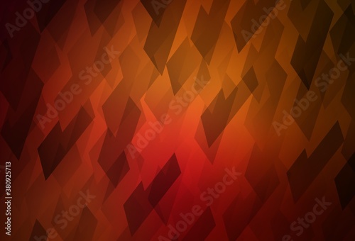 Dark Red vector layout with lines, rectangles.