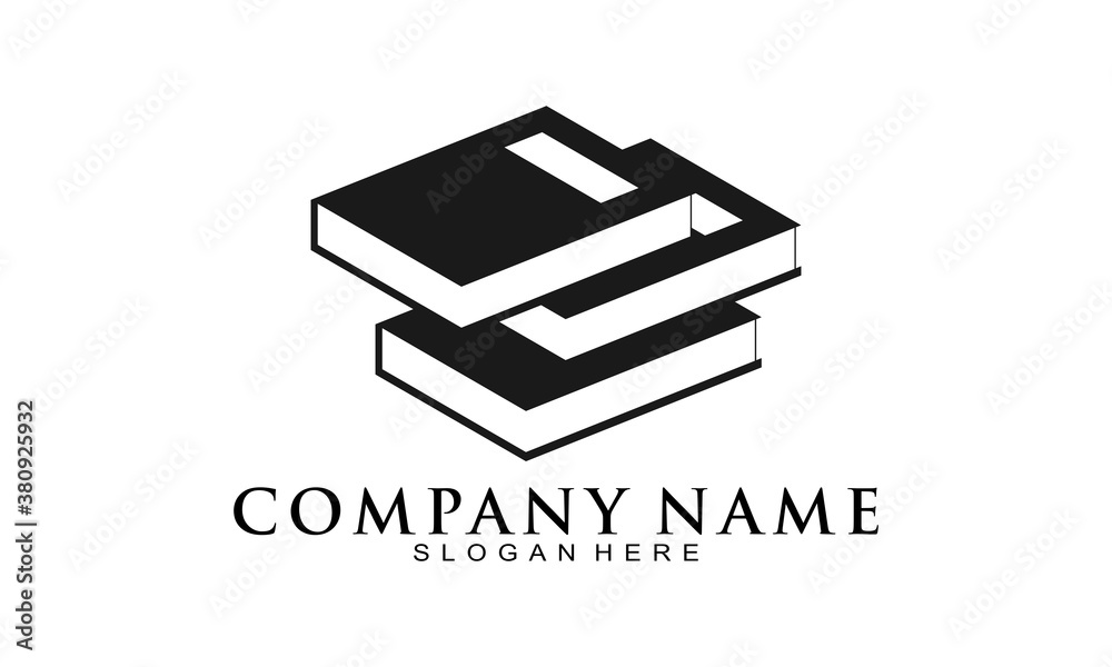 Stack of books illustration vector design Stack of books illustration vector design