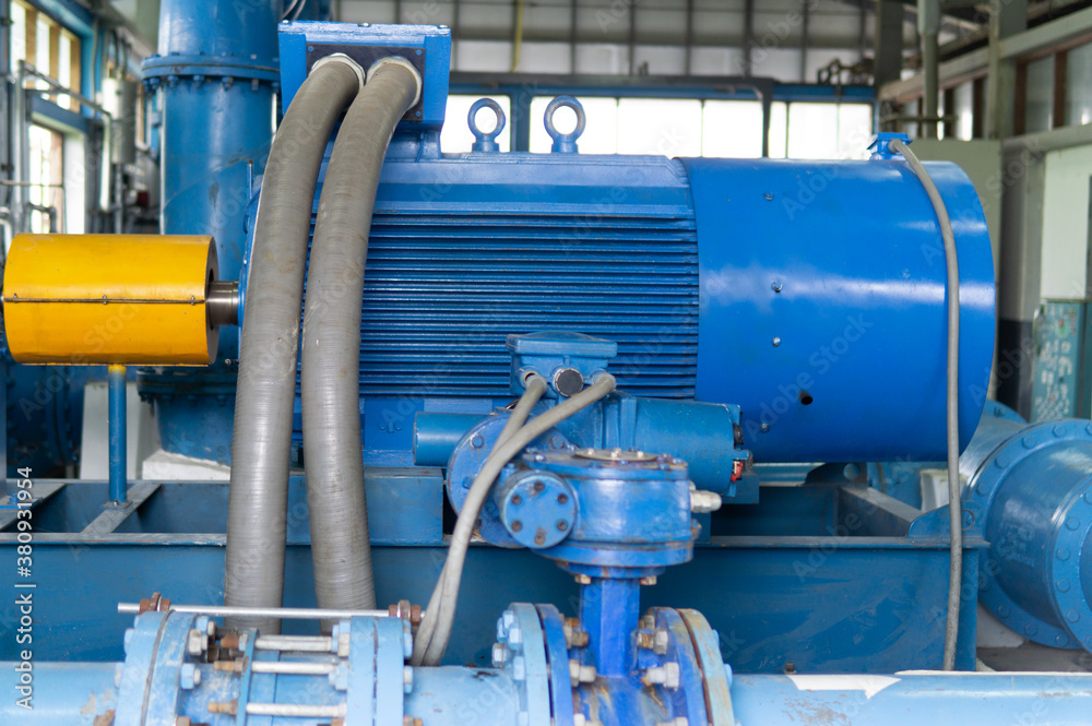 Factory motor machine equipment.Industrial business and technologies. Factory motor machine equipment.Industrial business and technologies.