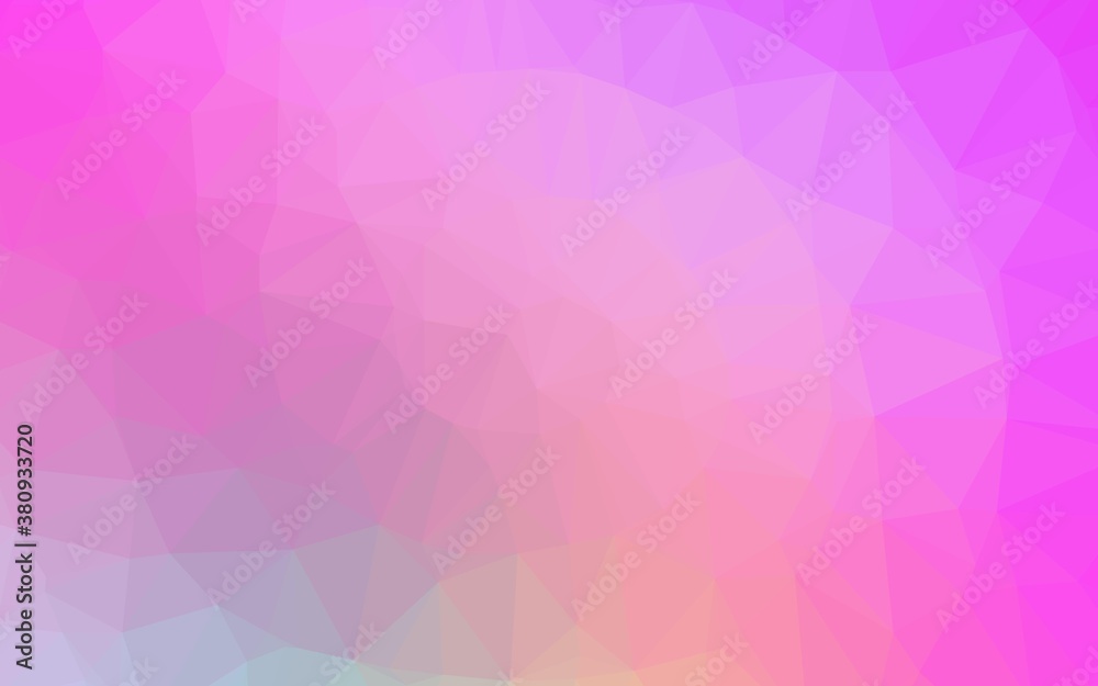 Light Pink vector low poly layout. Geometric illustration in Origami style with gradient. Polygonal design for your web site. Light Pink vector low poly layout. Geometric illustration in Origami style with gradient. Polygonal design for your web site.