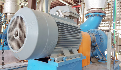 Electric motors for industrial equipment.