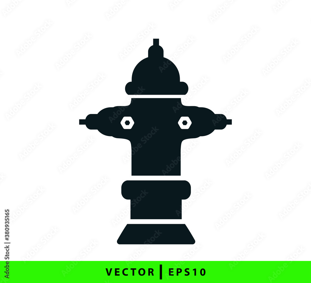 Hydrant icon vector logo design template illustration Hydrant icon vector logo design template illustration
