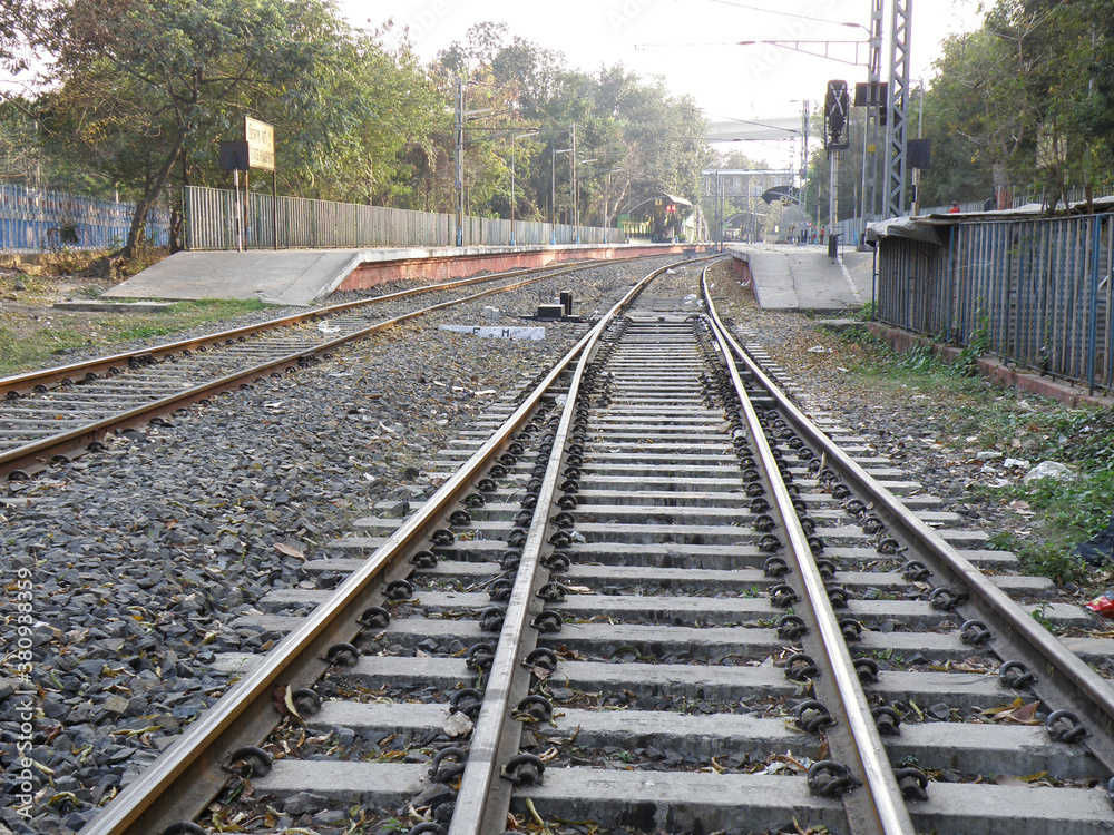 Railways track in Kolkata, West Bengal