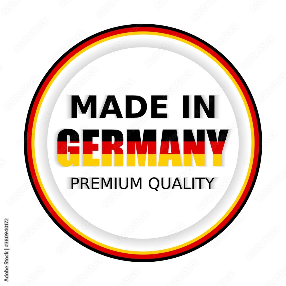 Vector illustration, Made in Germany, Premium Quality. Perfect for any use. Vector illustration, Made in Germany, Premium Quality. Perfect for any use.