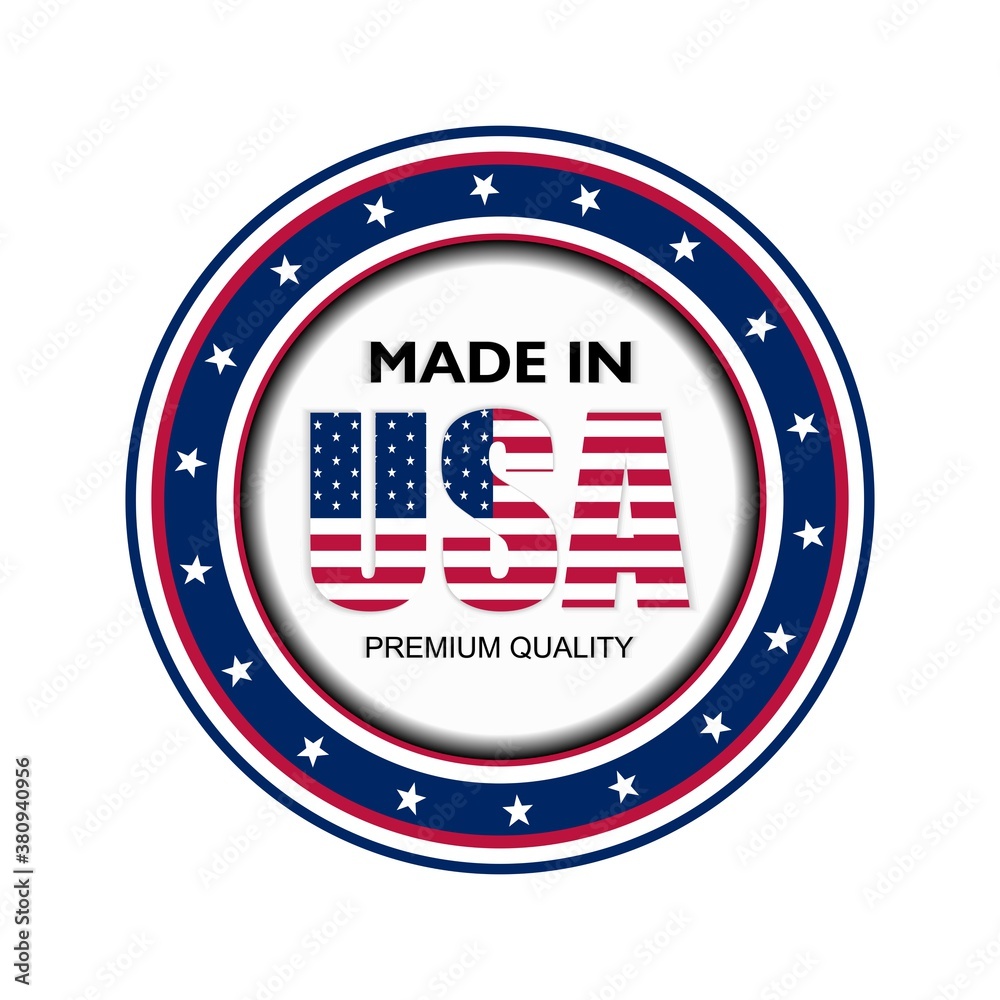 Vector illustration, Made in USA, Premium Quality. Perfect for any use. Vector illustration, Made in USA, Premium Quality. Perfect for any use.