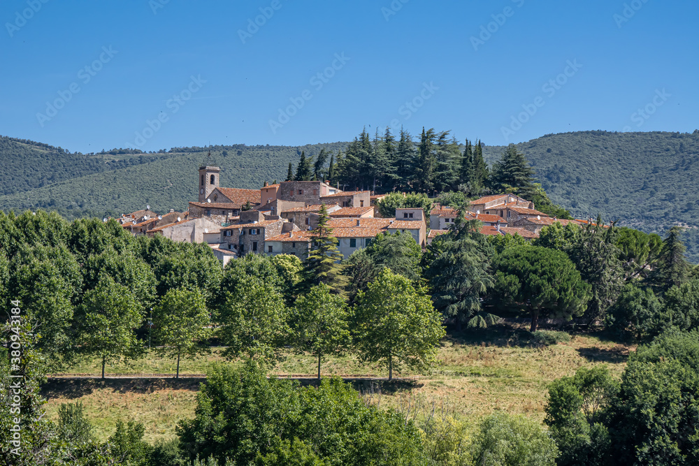Village of Ampus in french Provence