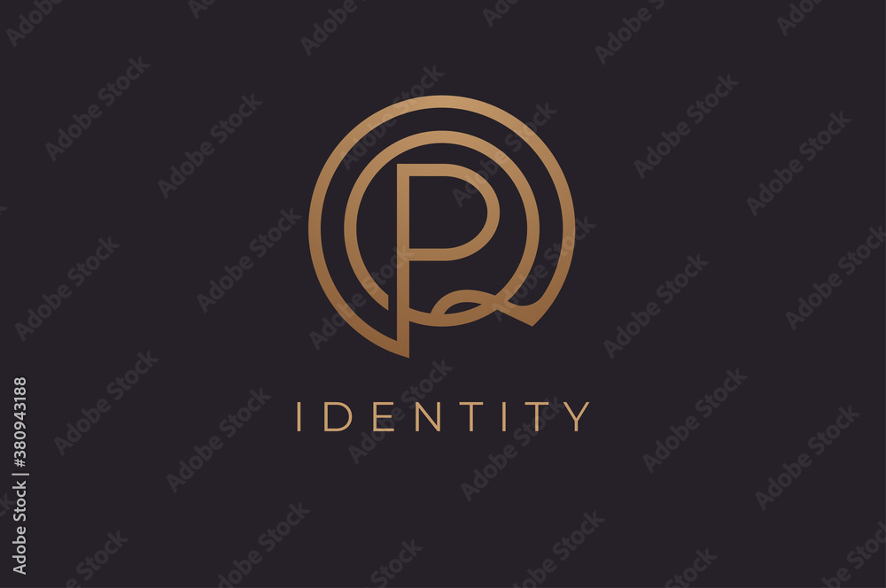 Abstract initial letter Q and P logo,usable for branding and business logos, Flat Logo Design Template, vector illustration Abstract initial letter Q and P logo,usable for branding and business logos, Flat Logo Design Template, vector illustration