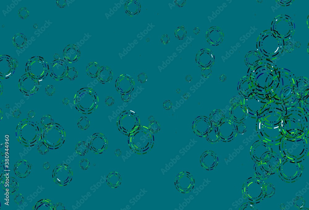 Light Blue, Yellow vector template with circles. Light Blue, Yellow vector template with circles.