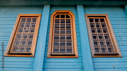 built of wood in 1876, the Orthodox church of Saint John the Theologian in Augustowo in Podlasie, Poland © Jacek Sakowicz