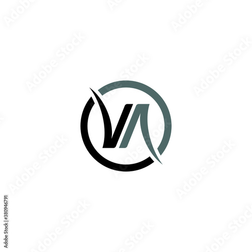 Letter V or VA logo / icon design photo