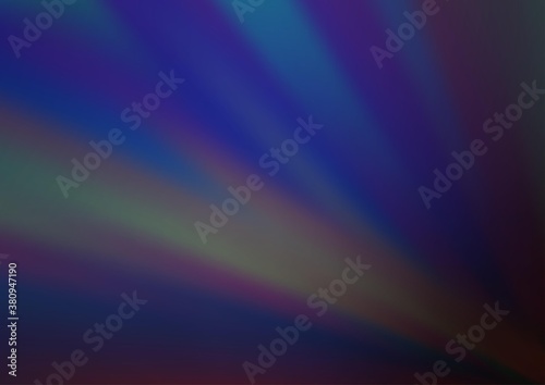 Dark BLUE vector abstract blurred background. A completely new color illustration in a bokeh style. The elegant pattern for brand book.