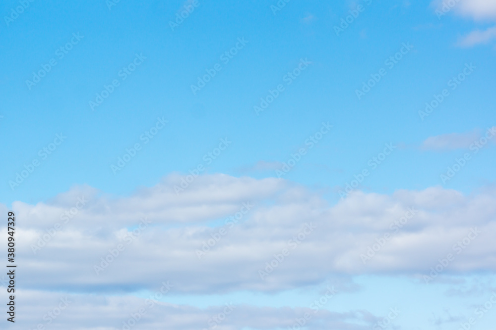 Fototapeta premium blue sky with light white clouds